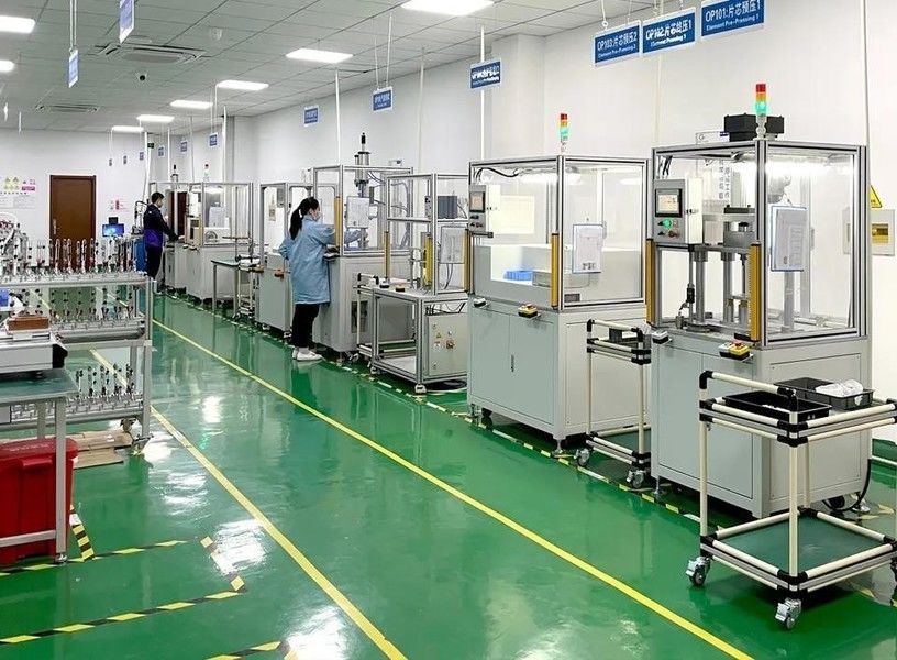 Shanghai Oetex Auto Parts Co.,Ltd chaîne de production de fabricant